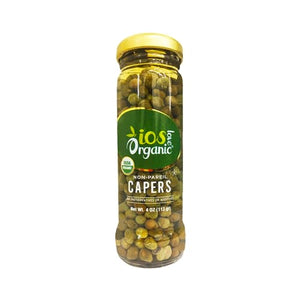 IOS Organic Non-Pareil Capers in Sea Salt, 4Oz