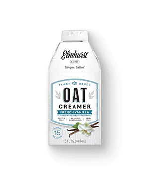 Elmhurst French Vanilla Oat Creamer, 16 oz, 6 Pack