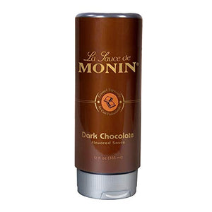 Monin Gourmet Dark Chocolate Sauce, 12 Ounce