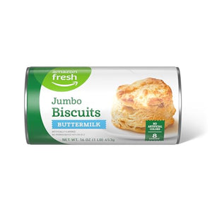 Happy Belly Jumbo Buttermilk Biscuits, 6 Oz, 8 Count