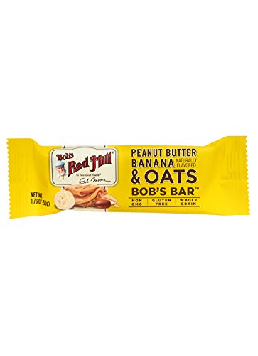 Bob's Red Mill Peanut Butter Banana & Oats Bar, 1.76 oz (Pack of 12)