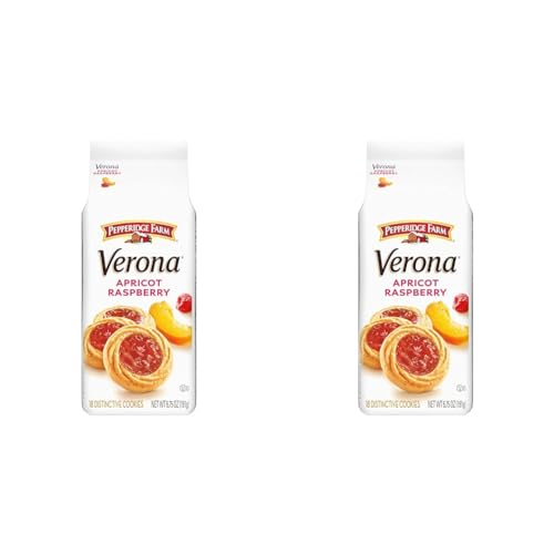 Pepperidge Farm Verona Apricot Raspberry Cookies, 6.75 oz (2 Pack)