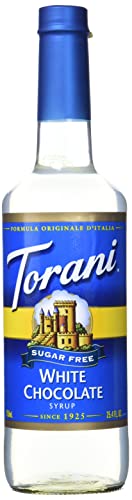 Torani Sugar Free White Chocolate Syrup, 750 ml