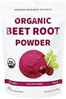 Organic Beet Root Powder, 1 LB, Non-GMO