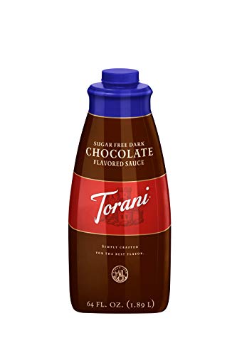 Torani Sugar Free Dark Chocolate Sauce, 64 Ounces