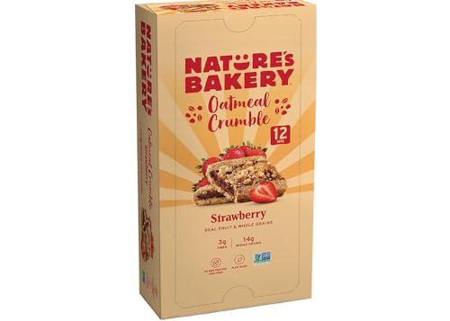 Nature's Bakery Oatmeal Crumble Bars, Strawberry, 12 Twin Packs