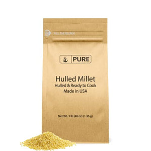 Pure Original Ingredients Hulled Millet (3 lb)