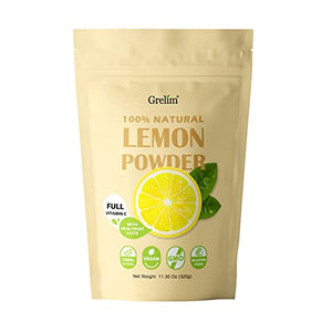 Grelim Lemon Powder, 11.30 Oz, 100% Lemon Juice