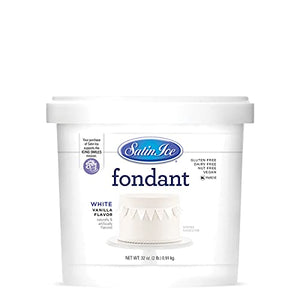 Satin Ice White Vanilla Fondant, 2 Pounds