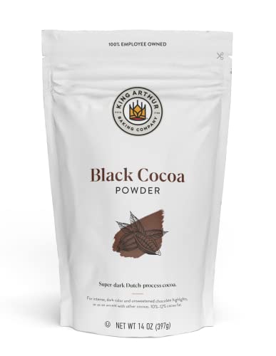 King Arthur Black Cocoa, Dutch Processed, 14 oz