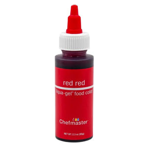 Chefmaster Red Liqua-Gel Food Coloring, 2.3 oz