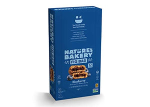 Nature's Bakery Whole Wheat Fig Bars, Blueberry, 12 Count