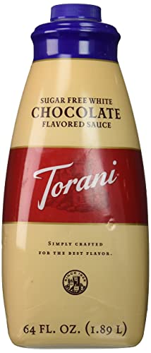 Torani Sugar Free White Chocolate Sauce, 4lbs