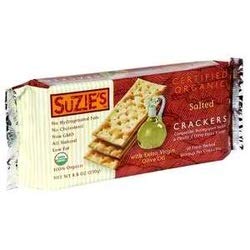 Suzie's Organic Saltines Crackers, 8.8oz Each (3 Pack)