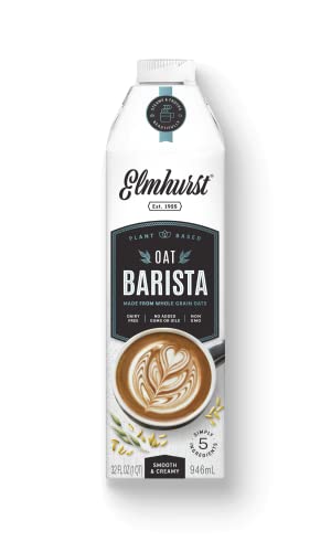 Elmhurst 1925 Barista Edition Oat Milk, Vegan (Pack of 6)