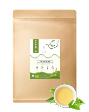 KHS Organic White Tea Loose Leaf, 3.53 oz