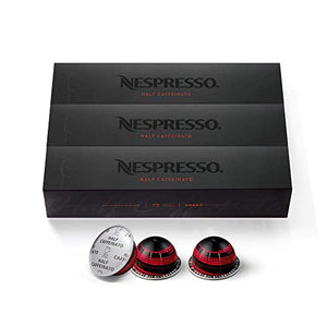 Nespresso VertuoLine Half Caffeinato, 10 Count (3 Pack)