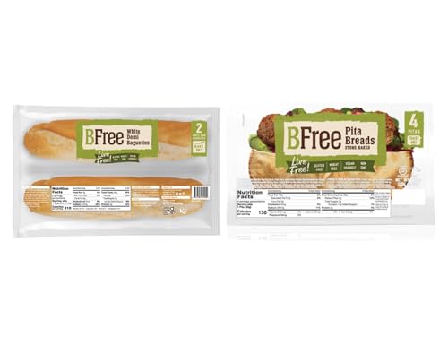 BFree Gluten Free Variety Pack: Baguettes & Pita Bread