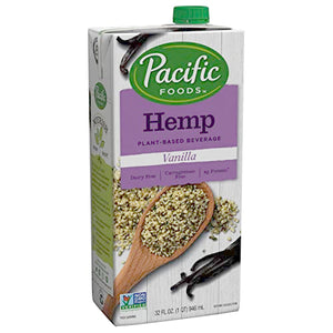 Pacific Foods Hemp Vanilla Beverage, 32 Ounce