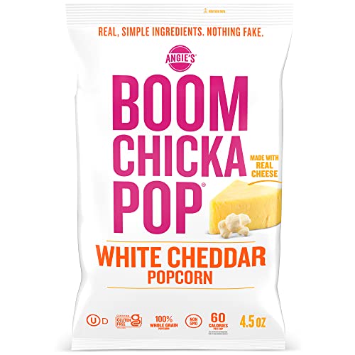 Angie's BOOMCHICKAPOP White Cheddar Popcorn, 4.5 oz.