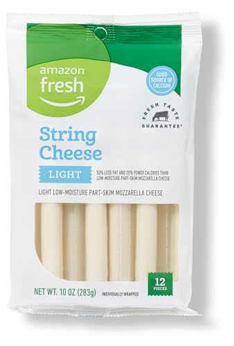 Amazon Fresh Mozzarella String Cheese, 10 oz, 12 Count