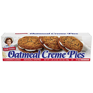 Little Debbie Oatmeal Crème Pies, 16.2 OZ Box