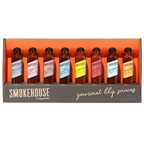 Smokehouse Gourmet BBQ Sauce Sampler Set, Pack of 8