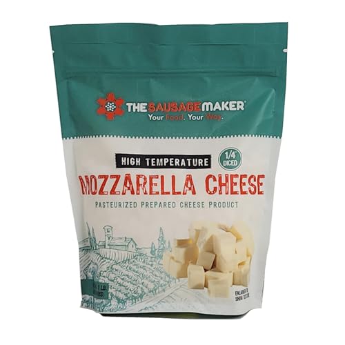 High Temperature Mozzarella Cheese for Sausage, 1 lb.