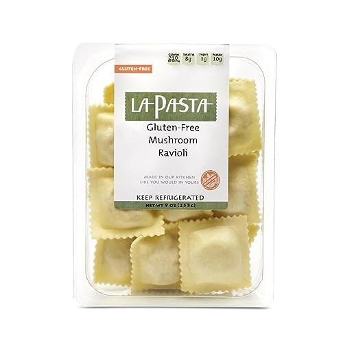 La Pasta Gluten Free Mushroom Ravioli (Case of 8)