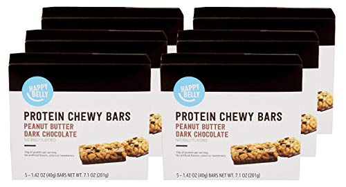 Happy Belly Protein Chewy Bars, 30 Count