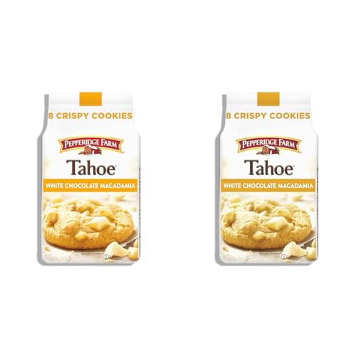 Pepperidge Farm Tahoe White Chocolate Macadamia Cookies, 7.2 oz (2 Pack)