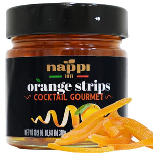 Nappi 1911, Orange Twist, Candied Orange Peel Strips in Syrup 10.9 oz