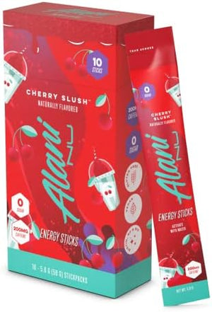 Alani Nu Cherry Slush Energy Sticks, 10 Pack