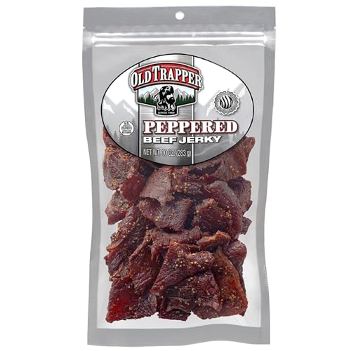 Old Trapper Beef Jerky, Peppered, 10-Ounce Pack