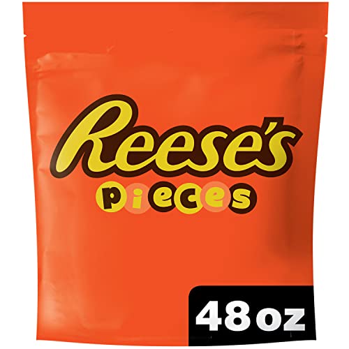 REESE'S PIECES Peanut Butter Candy Bulk Bag, 48 oz