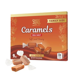 ChocZero Sugar Free Caramels - 9 oz Box