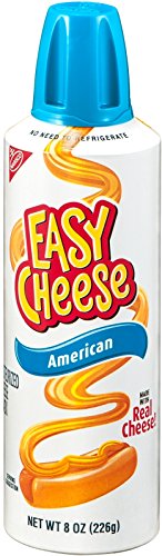 Kraft Easy Cheese, American, 8 oz (Pack of 6)