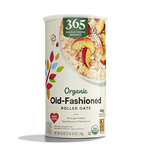 365 by Whole Foods Market, Organic Rolled Oats, 42 Ounce