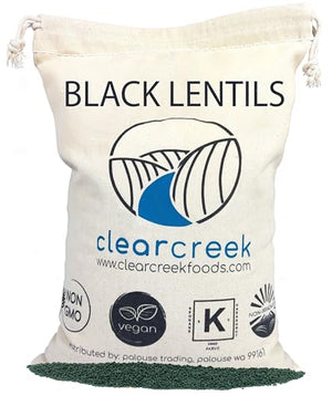 Black Beluga Lentils, 4 Lb Bag