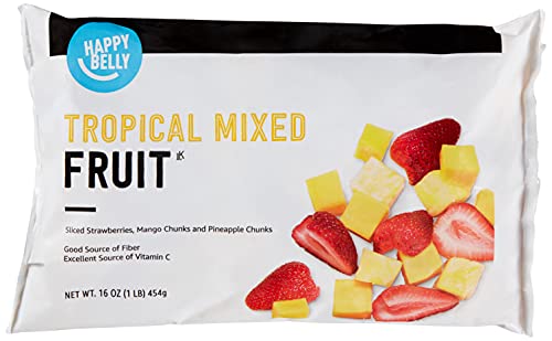 Amazon Brand - Happy Belly Tropical Fruit Mix, 16 oz