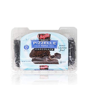 Sophia Pizelle Waffle Cookies - Chocolate 7oz (4-pack)