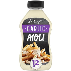 Kraft Mayo Garlic Aioli (12 oz Bottle)