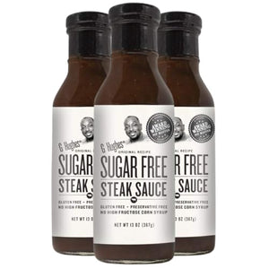 G Hughes Sugar Free Steak Sauce, 13 Oz (3-Pack)