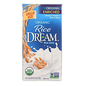 Rice Dream Organic Rice Drink, 64 Oz (Pack of 8)