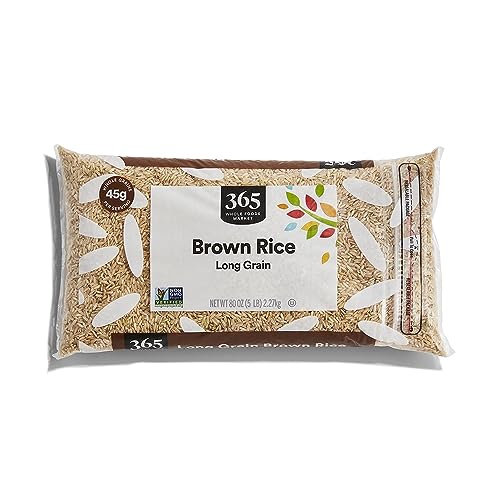 365 by Whole Foods Market, Rice Brown Long Grain, 80 Ounce