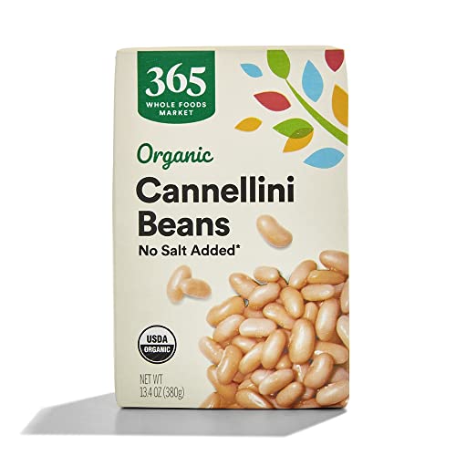 365 Organic Unsalted Cannellini Beans, 13.4 Ounce