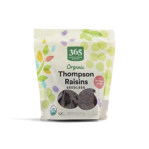 365 by Whole Foods Market Organic Thompson Raisins, 8 Ounce