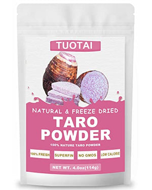 Freeze Taro Powder, 4 Ounces for Smoothie and Baking