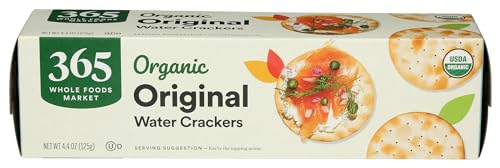 365 by Whole Foods Market Organic Original Water Crackers, 4.4 Ounce