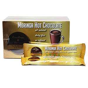 COCORINGA Moringa Hot Chocolate, Keto Instant, 1 Box